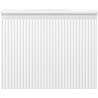 Mexen Rivel dulap baie 60 cm cu lavoar Vela, 1 sertar, riglat, alb mat - 91A20-06047-1-BF01-W23M01