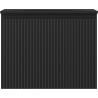 Mexen Rivel dulap baie 60 cm cu lavoar Vela, 1 sertar, riflat, negru mat - 91A20-06047-1-BF71-W23M71