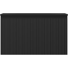 Dulap baie Mexen Rivel 80 cm cu lavoar Vela, 1 sertar, cu caneluri, negru mat - 91A20-08047-1-BF71-W23M71