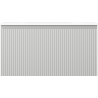 Mexen Rivel dulap baie 90 cm cu lavoar Vela, 1 sertar, canelat, gri mat/alb mat - 91A20-09047-1-BF62-W23M01