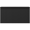 Mexen Rivel dulap baie 90 cm cu chiuvetă Vela, 1 sertar, riflat, negru mat - 91A20-09047-1-BF71-W23M71