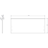 Dulap baie Mexen Rivel 100 cm cu chiuvetă Vela, 1 sertar, canelat, gri mat/alb mat - 91A20-10047-1-BF62-W23M01