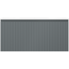 Mexen Rivel dulap baie 100 cm cu lavoar Vela, 1 sertar, canelat, grafit mat/alb mat - 91A20-10047-1-BF66-W23M01