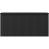 Mexen Rivel dulap baie 100 cm cu lavoar Vela, 1 sertar, canelat, negru mat - 91A20-10047-1-BF71-W23M71