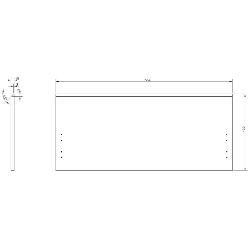 Mexen Rivel dulap de baie 100 cm cu chiuvetă Vela, 1 sertar, canelat, negru mat - 91A20-10047-1-BF71-W23M71