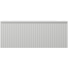 Mexen Rivel dulap baie 120 cm cu lavoar Vela, 1 sertar, riflat, gri mat/alb mat - 91A20-12047-1-BF62-W23M01