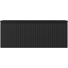 Mexen Rivel dulap baie 120 cm cu lavoar Vela, 1 sertar, riflat, negru mat - 91A20-12047-1-BF71-W23M71