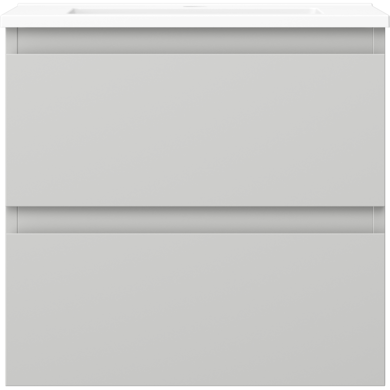 Mexen Orio dulap baie 50 cm cu chiuvetă Otis, 2 sertare, gri mat/alb mat - 91A10-05047-2-BFF62-W18M01