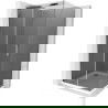 Mexen Omega cabină de duș extensibilă 100 x 100 cm, Grafit, Crom + cadă de duș Flat, Albă - 825-100-100-01-40-4010