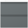 Mexen Orio dulap de baie 50 cm cu lavoar Otis, 2 sertare, grafit mat/alb mat - 91A10-05047-2-BFF66-W18M01