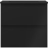 Mexen Orio dulap baie 50 cm cu chiuvetă Otis, 2 sertare, negru mat - 91A10-05047-2-BFF71-W18M71