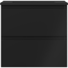Mexen Orio dulap baie 50 cm cu lavoar Otis, 2 sertare, negru mat - 91A10-05047-2-BFF71-W18M71