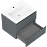 Mexen Orio dulap baie 60 cm cu lavoar Otis, 2 sertare, grafit mat/alb mat - 91A10-06047-2-BFF66-W18M01