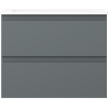 Mexen Orio dulap de baie 60 cm cu lavoar Otis, 2 sertare, grafit mat/alb mat - 91A10-06047-2-BFF66-W18M01