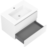 Mexen Orio fürdőszobai szekrény 70 cm mosdókagylóval Otis, 2 fiók, fehér matt - 91A10-07047-2-BFF01-W18M01