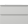 Mexen Orio dulap pentru baie 70 cm cu lavoar Otis, 2 sertare, gri mat/alb mat - 91A10-07047-2-BFF62-W18M01