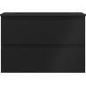 Mexen Orio dulap baie 70 cm cu lavoar Otis, 2 sertare, negru mat - 91A10-07047-2-BFF71-W18M71