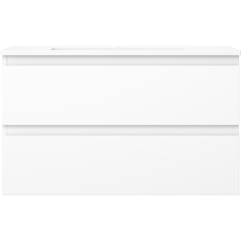 Mexen Orio dulap de baie 80 cm cu lavoar Otis, 2 sertare, alb mat - 91A10-08047-2-BFF01-W18M01