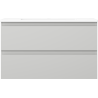 Mexen Orio dulap baie 80 cm cu chiuvetă Otis, 2 sertare, gri mat/alb mat - 91A10-08047-2-BFF62-W18M01