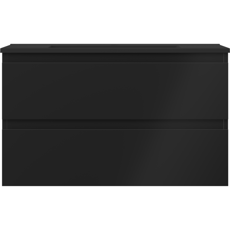 Mexen Orio dulap baie 80 cm cu chiuvetă Otis, 2 sertare, negru mat - 91A10-08047-2-BFF71-W18M71