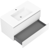 Mexen Orio dulap baie 90 cm cu lavoar Otis, 2 sertare, alb mat - 91A10-09047-2-BFF01-W18M01