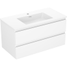 Mexen Orio dulap baie 90 cm cu lavoar Otis, 2 sertare, alb mat - 91A10-09047-2-BFF01-W18M01