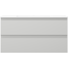 Mexen Orio dulap baie 90 cm cu lavoar Otis, 2 sertare, gri mat/alb mat - 91A10-09047-2-BFF62-W18M01
