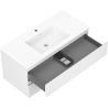 Mexen Orio fürdőszobaszekrény 100 cm mosdóval Otis, 2 fiók, fehér matt - 91A10-10047-2-BFF01-W18M01