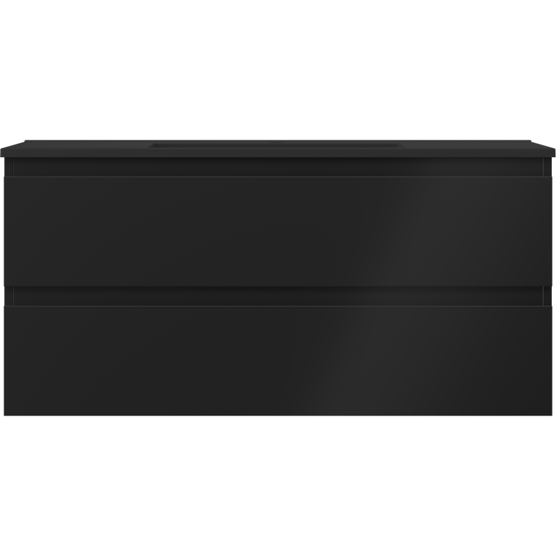 Mexen Orio dulap baie 100 cm cu chiuvetă Otis, 2 sertare, negru mat - 91A10-10047-2-BFF71-W18M71