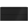 Mexen Orio dulap baie 100 cm cu chiuvetă Otis, 2 sertare, negru mat - 91A10-10047-2-BFF71-W18M71