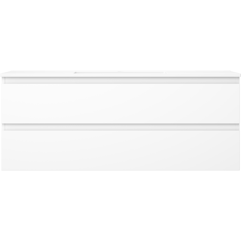 Mexen Orio 120 cm-es fürdőszobai szekrény Otis mosdóval, 2 fiók, fehér matt - 91A10-12047-2-BFF01-W18M01