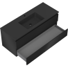 Mexen Orio dulap baie 120 cm cu lavoar Otis, 2 sertare, negru mat - 91A10-12047-2-BFF71-W18M71