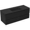 Mexen Orio dulap baie 120 cm cu lavoar Otis, 2 sertare, negru mat - 91A10-12047-2-BFF71-W18M71