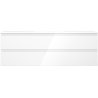 Mexen Orio dulap baie 140 cm cu lavoar Otis, 2 sertare, alb lucios - 91A10-14047-2-BFF00-W18M00
