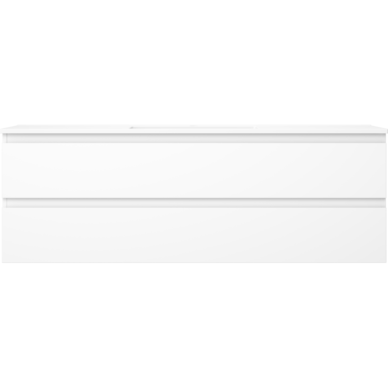 Mexen Orio dulap de baie 140 cm cu lavoar Otis, 2 sertare, alb mat - 91A10-14047-2-BFF01-W18M01