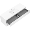 Mexen Orio dulap de baie 140 cm cu lavoar Otis, 2 sertare, alb mat - 91A10-14047-2-BFF01-W18M01