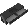 Mexen Orio dulap baie 140 cm cu chiuvetă Otis, 2 sertare, negru lucios/negru mat - 91A10-14047-2-BFF70-W18M71