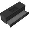 Mexen Orio dulap baie 140 cm cu lavoar Otis, 2 sertare, negru mat - 91A10-14047-2-BFF71-W18M71