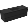 Mexen Orio dulap de baie 140 cm cu chiuvetă Otis, 2 sertare, negru mat - 91A10-14047-2-BFF71-W18M71