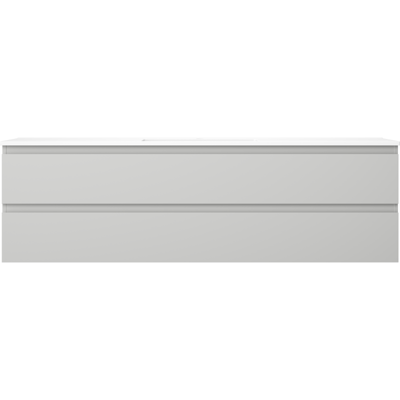 Mexen Orio dulap baie 160 cm cu chiuvetă Otis, 2 sertare, gri mat/alb mat - 91A10-16047-2-BFF62-W18M01