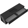 Mexen Orio dulap de baie 160 cm cu lavoar Otis, 2 sertare, negru lucios/negru mat - 91A10-16047-2-BFF70-W18M71