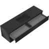 Mexen Orio dulap baie de 160 cm cu chiuvetă Otis, 2 sertare, negru mat - 91A10-16047-2-BFF71-W18M71