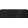 Mexen Orio dulap baie de 160 cm cu chiuvetă Otis, 2 sertare, negru mat - 91A10-16047-2-BFF71-W18M71