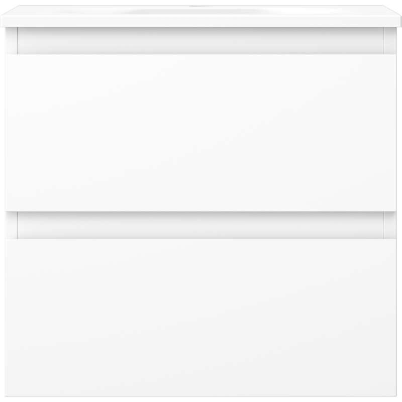 Mexen Orio dulap baie 50 cm cu chiuvetă Vela, 2 sertare, alb mat - 91A10-05047-2-BFF01-W23M01