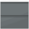 Mexen Orio dulap de baie 50 cm cu lavoar Vela, 2 sertare, grafit mat/alb mat - 91A10-05047-2-BFF66-W23M01