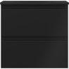 Mexen Orio dulap baie 50 cm cu lavoar Vela, 2 sertare, negru mat - 91A10-05047-2-BFF71-W23M71