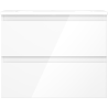 Mexen Orio dulap baie 60 cm cu lavoar Vela, 2 sertare, alb lucios - 91A10-06047-2-BFF00-W23M00