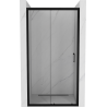 Mexen Apia 110 cm-es toló zuhanyajtó, átlátszó, fekete - 845-110-000-70-00