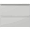 Mexen Orio dulap baie 60 cm cu lavoar Vela, 2 sertare, gri mat/alb mat - 91A10-06047-2-BFF62-W23M01