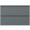 Mexen Orio dulap baie 70 cm cu lavoar Vela, 2 sertare, grafit mat/alb mat - 91A10-07047-2-BFF66-W23M01